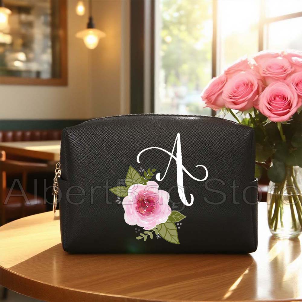 Monogram Custom Case - Custom Initials Monogram Letter Floral Cute