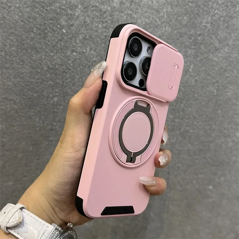 Phone Cases Junk - Luxury Heavy-Duty Rugged Armor Magnetic Bracket