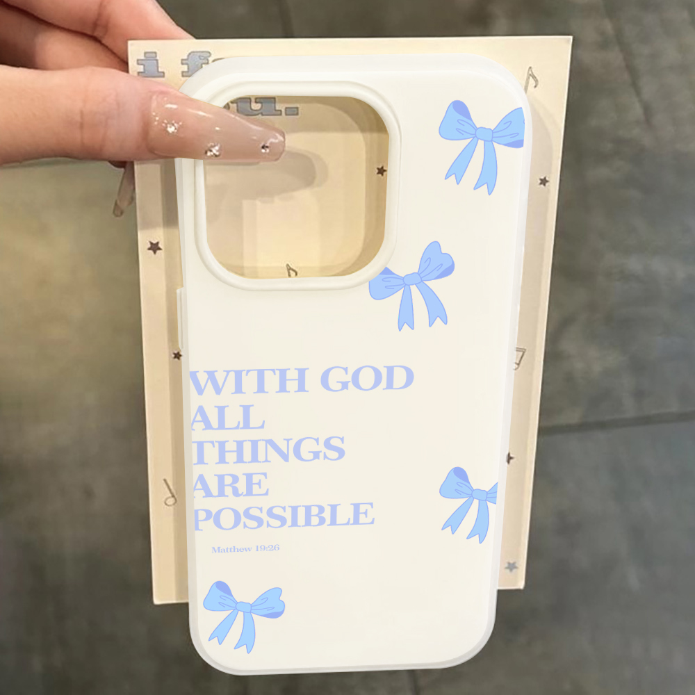 Phone Cases For Iphone 16 - Christian Bible Bow Girl Phone Case