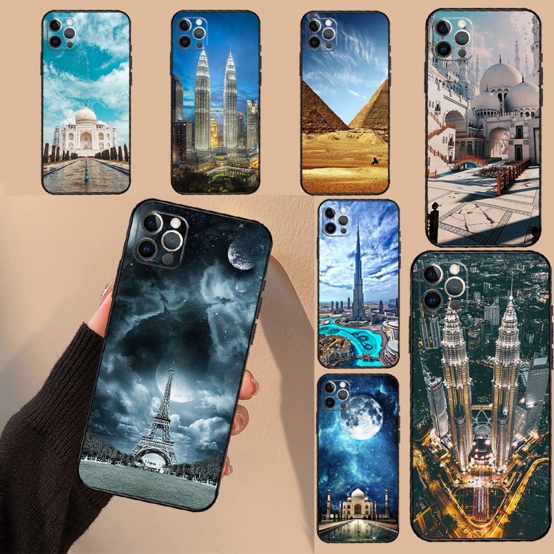 Phone Cases Dubai - Pyramids Taj Mahal Dubai Phone Case