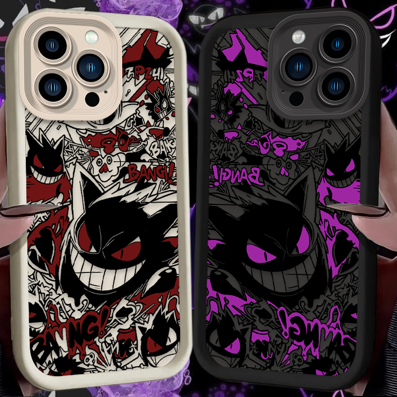 Phone Cases Jujutsu Kaisen - P-Pokemon Gengar Graffiti Phone Case for