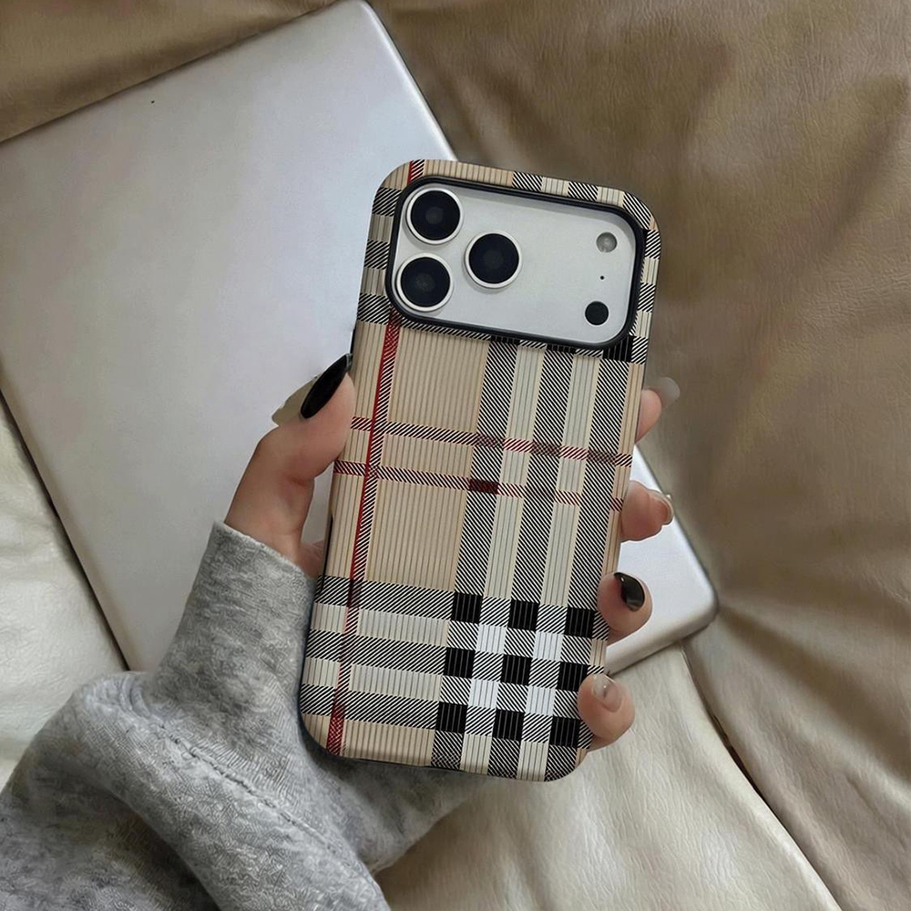 Phone Cases Dior - LALA Stylish Plaid Korean Style Phone