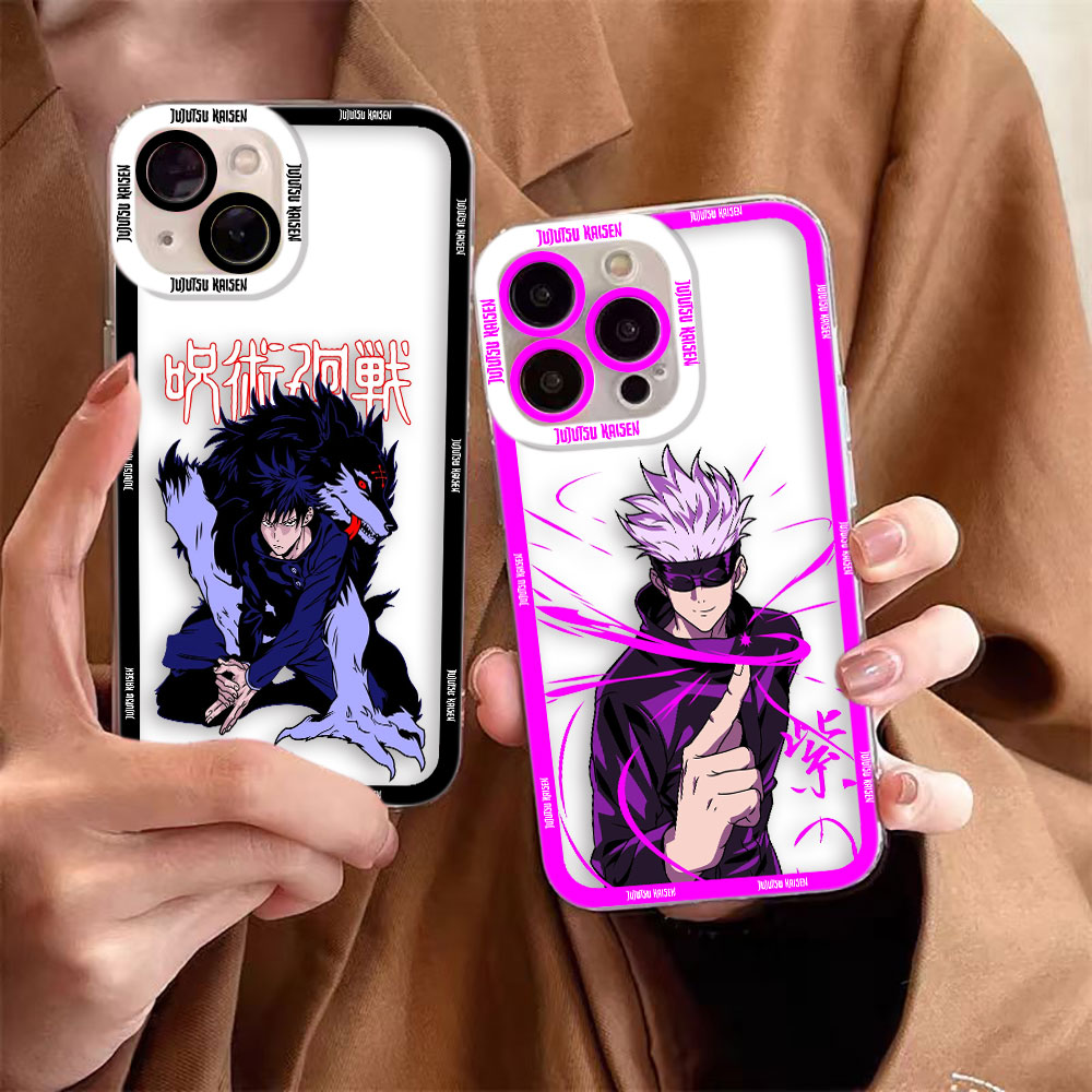 Phone Cases Jujutsu Kaisen - Sukuna Gojo J-Jujutsu Kaisen Clear Phone