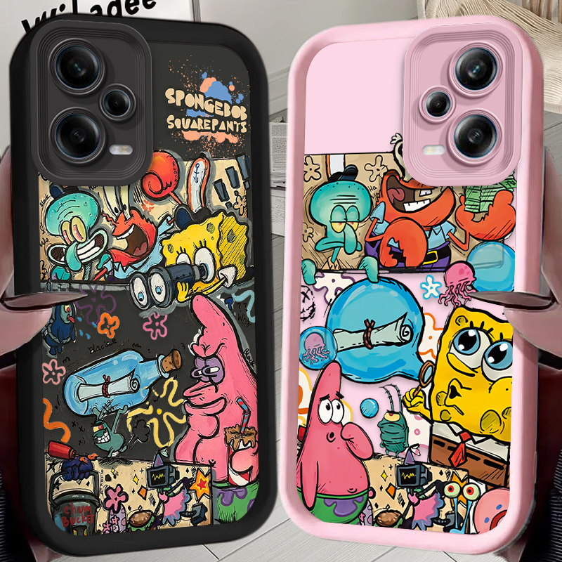 Phone Cases Cute - SpongeBob Dolls Shockproof Phone Case for