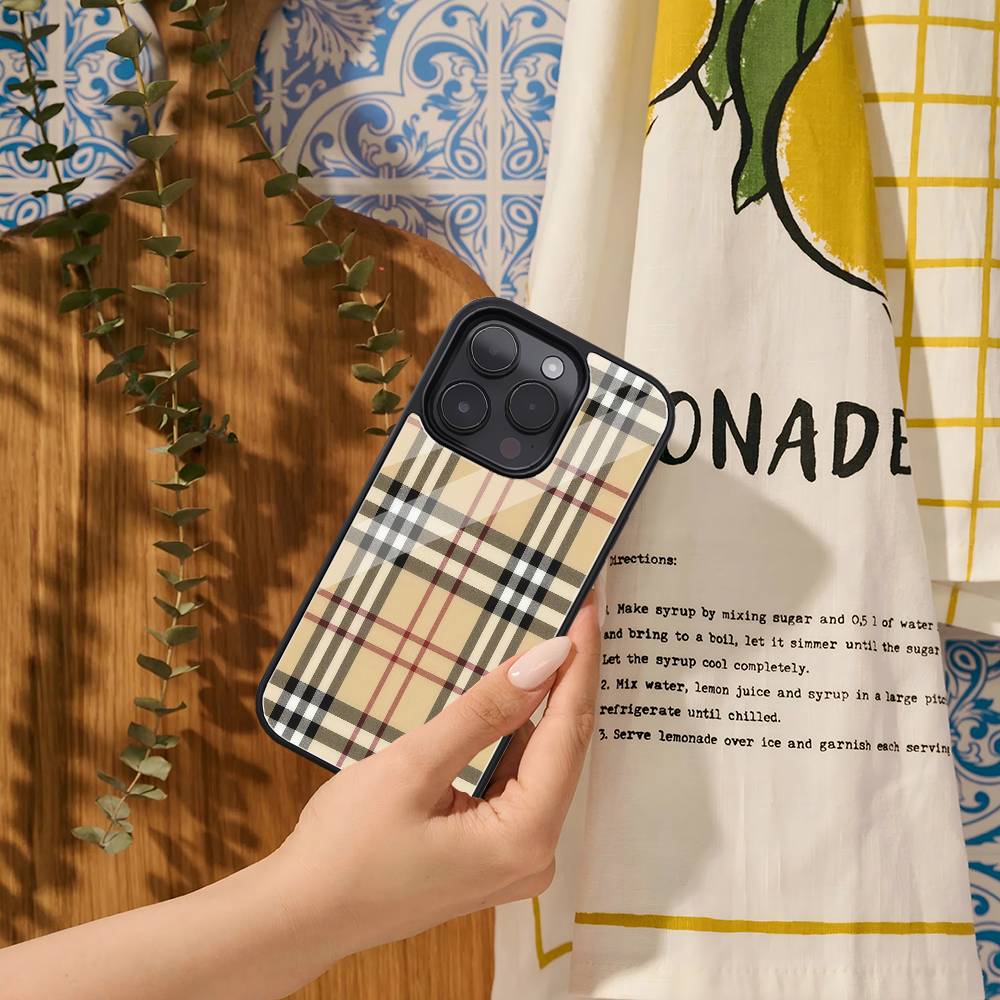 Brown Cloth Pattern Phone Case - Phone Cases Dior reseña y precio