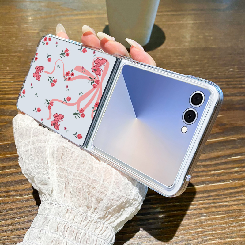Cherry Bow Pattern Phone Case  - Phone Cases Z Flip 7 reseña y precio
