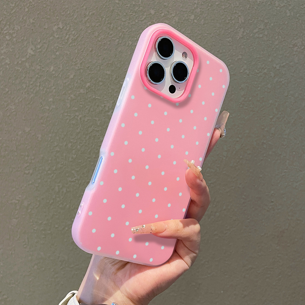 Adorable Light Blue Polka Dot  - Phone Cases Blue reseña y precio