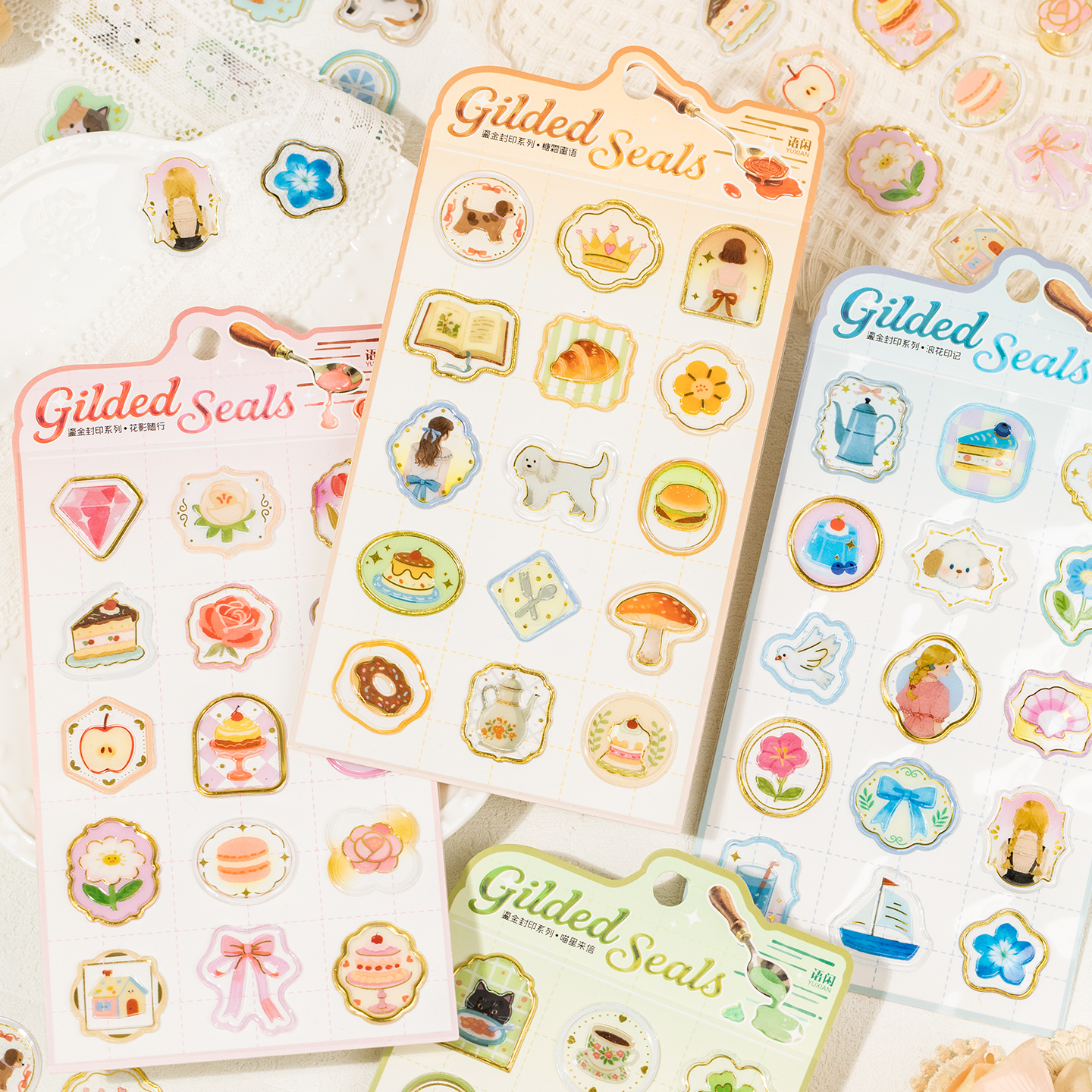 4 Style Gilded Seal Series Fir - Phone Cases Junk reseña y precio