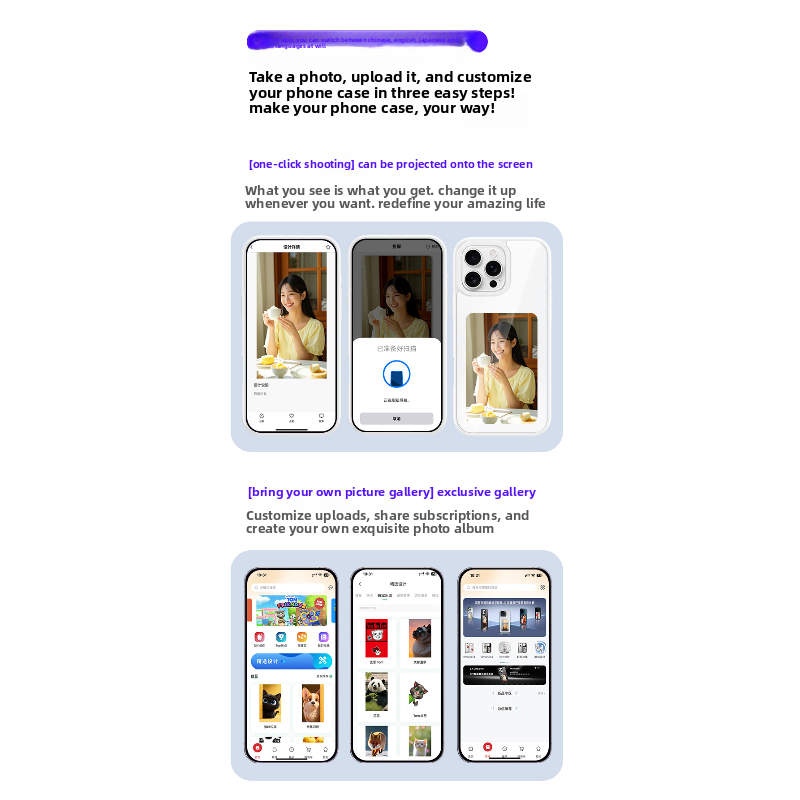 NFC Ink Display phone Case For - Phone Cases Diy reseña y precio