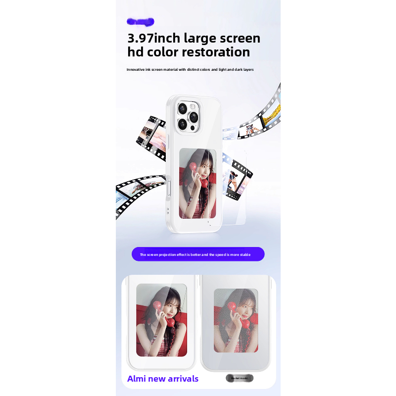 NFC Ink Display phone Case For - Phone Cases Diy reseña y precio