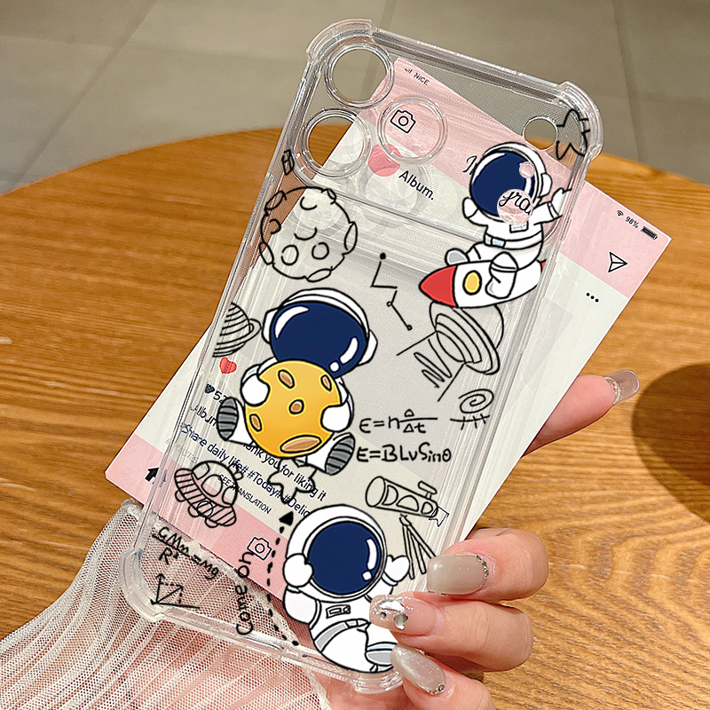 Card Slot Pocket Phone Case Fo - Phone Cases Cute reseña y precio