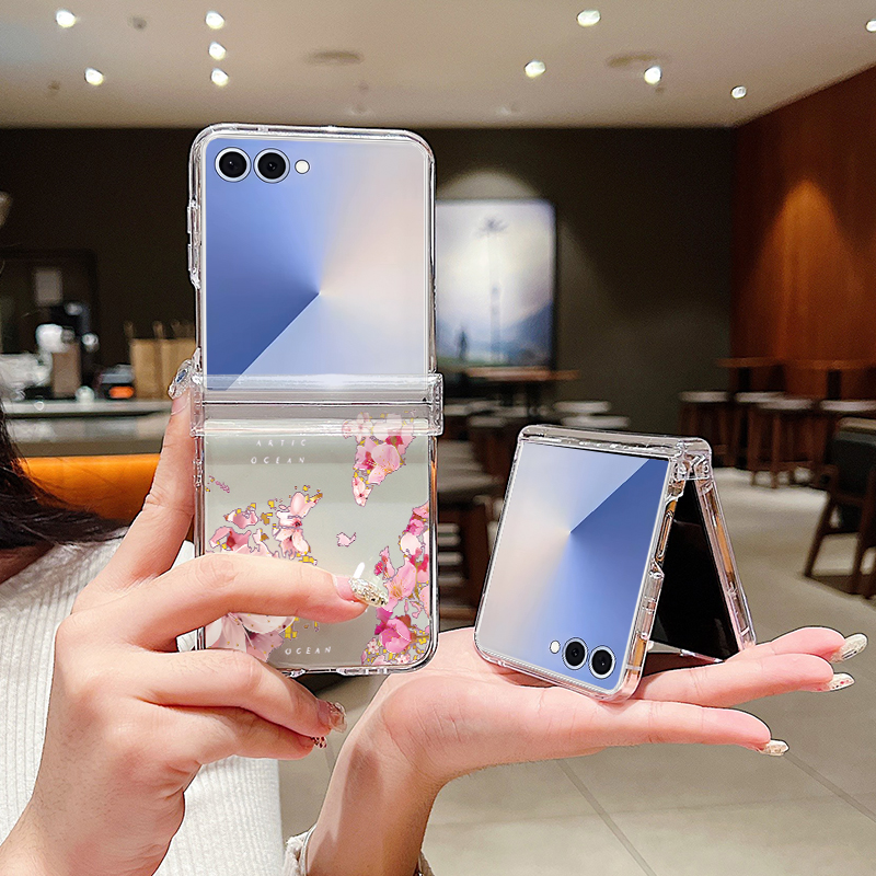 Pink Flower Printed Phone Case - Phone Cases Z Flip 7 reseña y precio