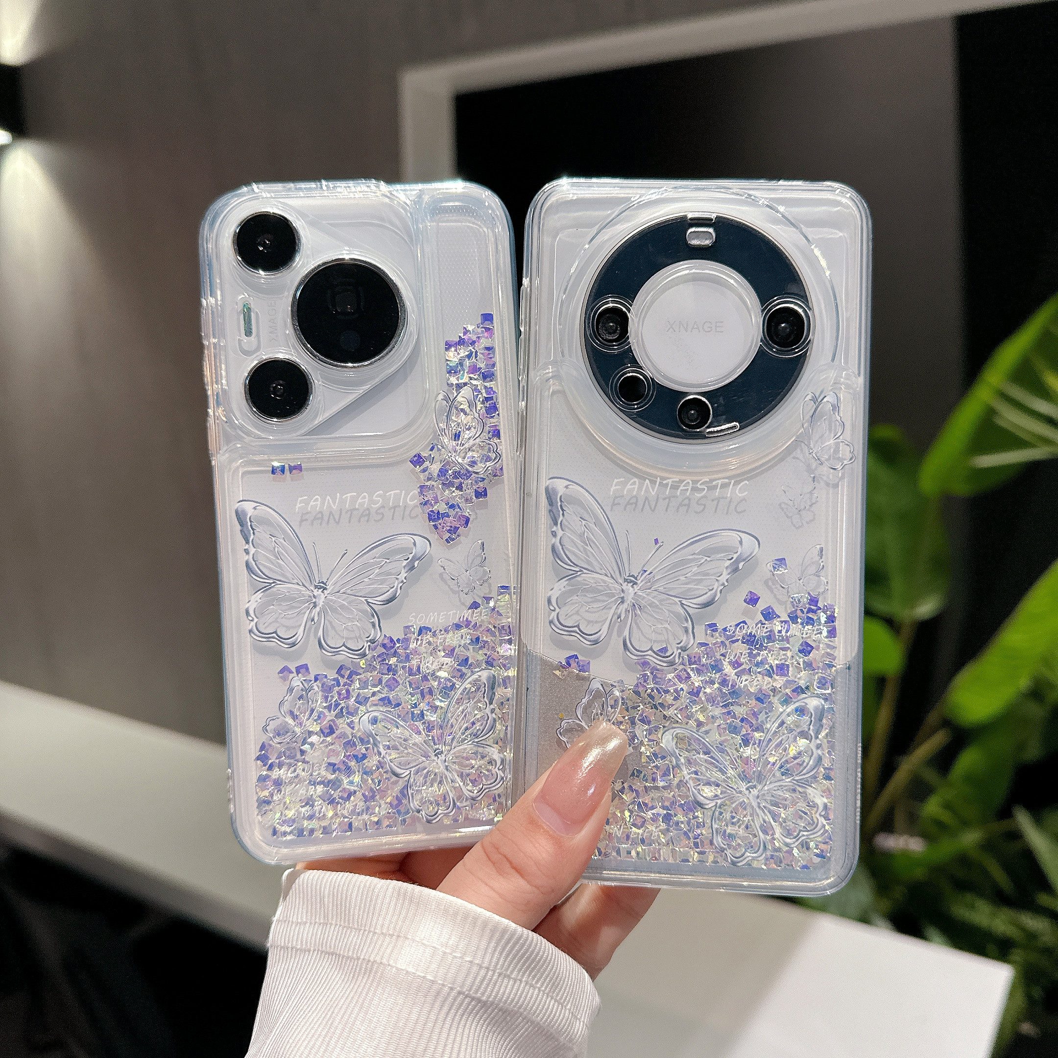 Shockproof Clear Glitter Quick - Phone Cases Ysl reseña y precio