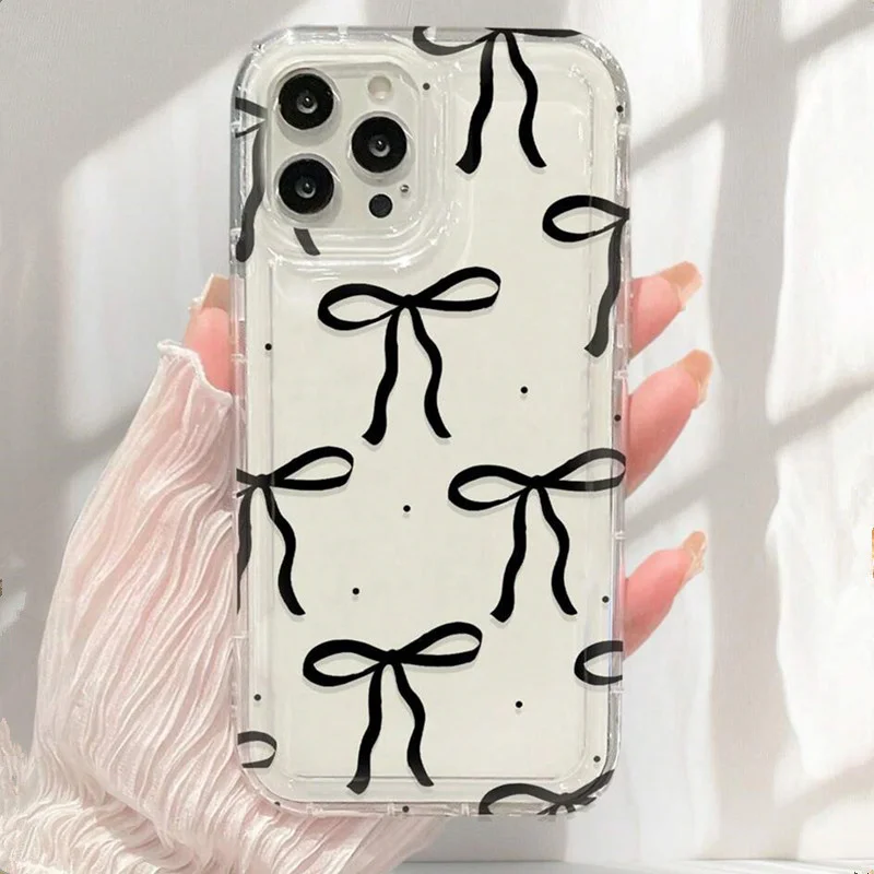 Cute Pink Heart Bow Phone Case - Phone Cases Dior reseña y precio