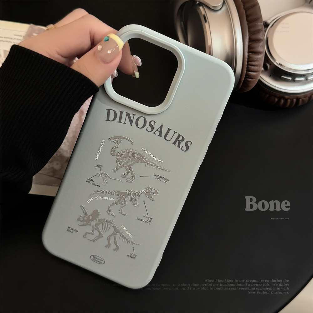 Korean Cartoon Blue Dinosaur S - Phone Cases Blue reseña y precio