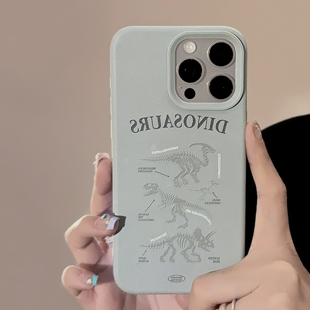 Korean Cartoon Blue Dinosaur S - Phone Cases Blue reseña y precio