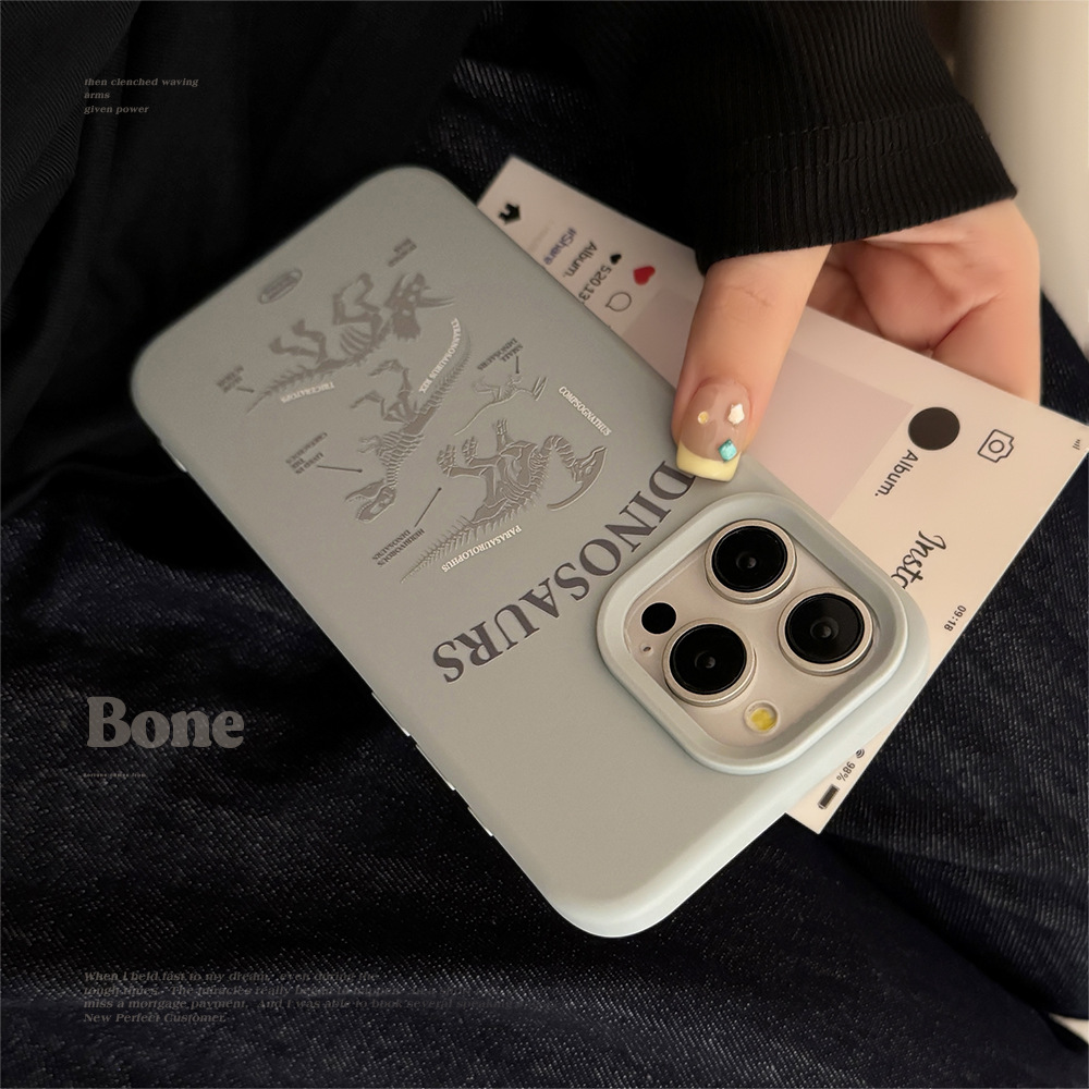 Korean Cartoon Blue Dinosaur S - Phone Cases Blue reseña y precio