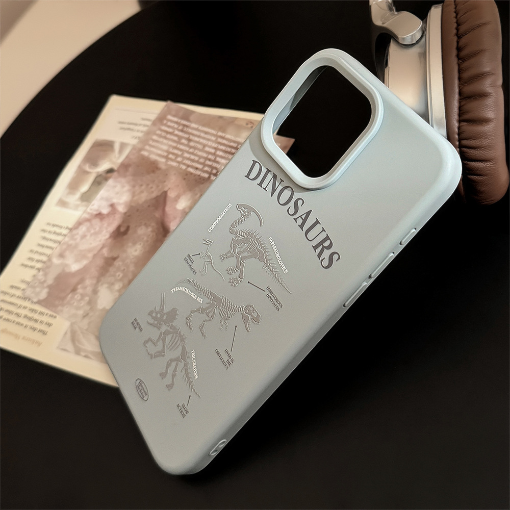 Korean Cartoon Blue Dinosaur S - Phone Cases Blue reseña y precio