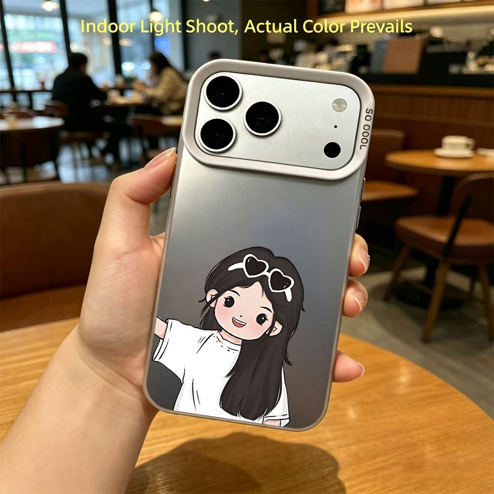 Cute Girl Print Matte IMD Phon - Phone Cases For Girls reseña y precio