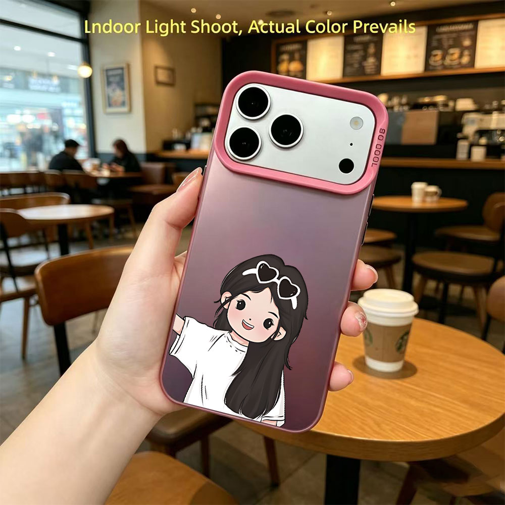 Cute Girl Print Matte IMD Phon - Phone Cases For Girls reseña y precio
