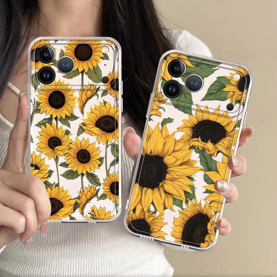 Cute Sunflower Pattern Case fo - Phone Cases Cute reseña y precio