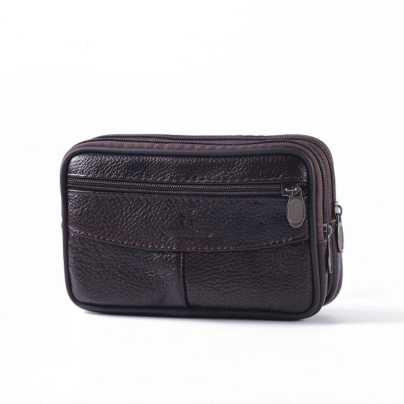 1PC Leather Hand Bags For Men  - Phone Cases Men reseña y precio