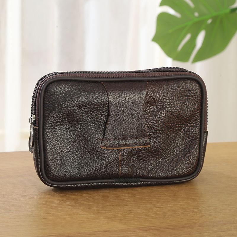 1PC Leather Hand Bags For Men  - Phone Cases Men reseña y precio