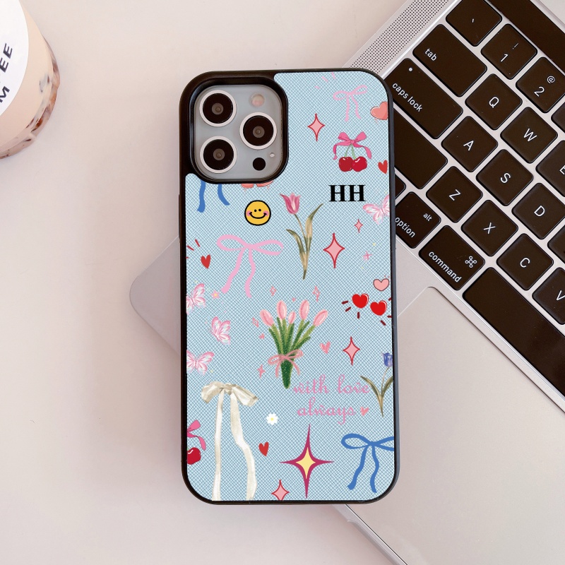 Custom Name Initials Blossom F - Phone Cases Diy reseña y precio