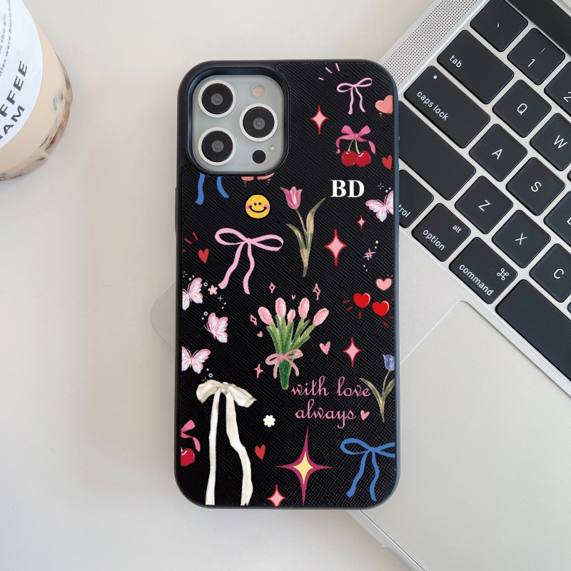 Custom Name Initials Blossom F - Phone Cases Diy reseña y precio