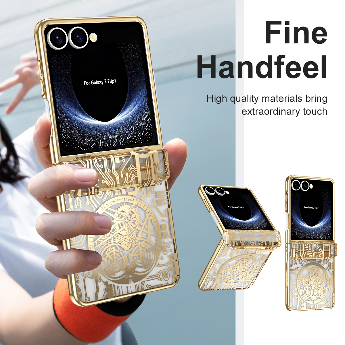 Machine Legend Plating Case Fo - Phone Cases Z Flip 7 reseña y precio