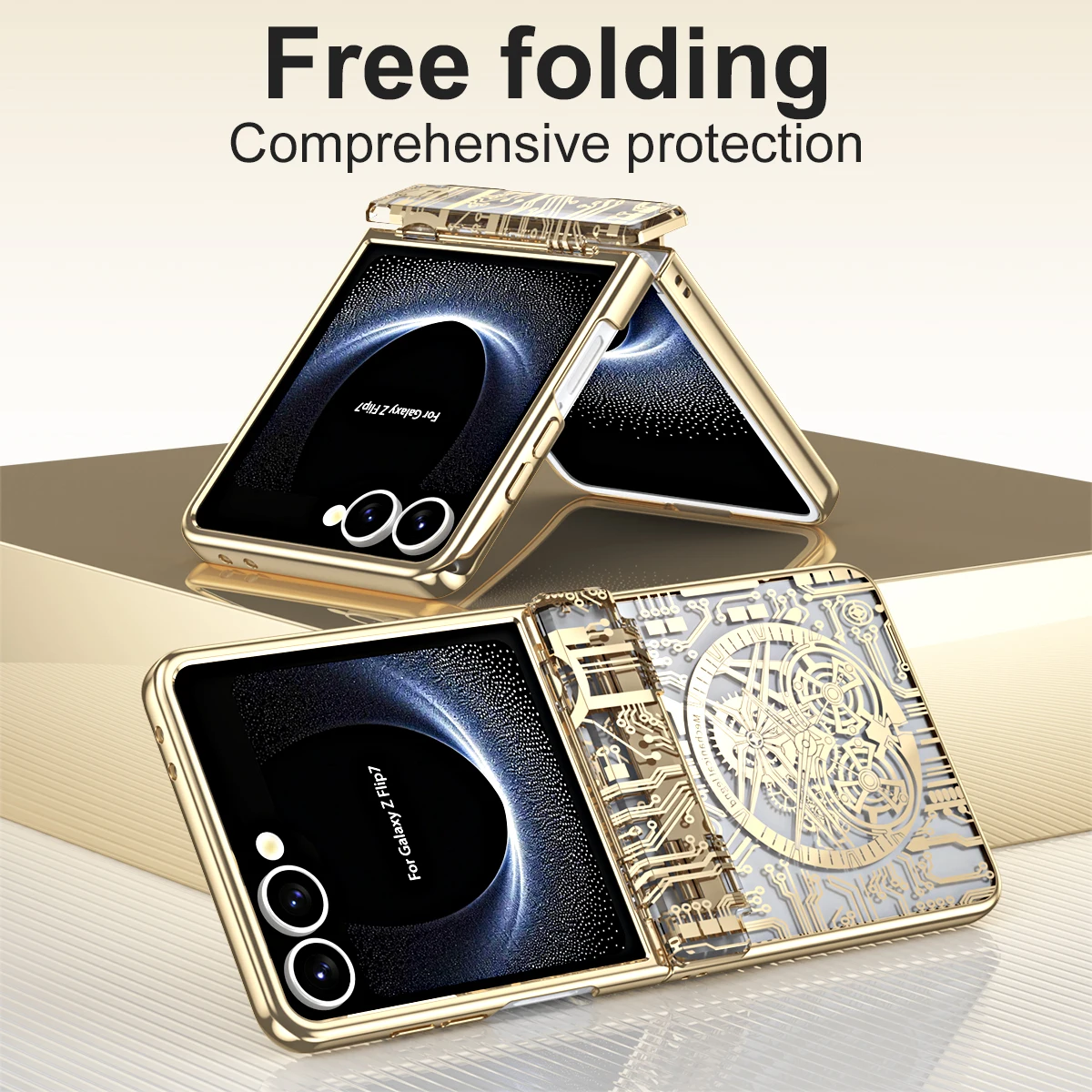 Machine Legend Plating Case Fo - Phone Cases Z Flip 7 reseña y precio