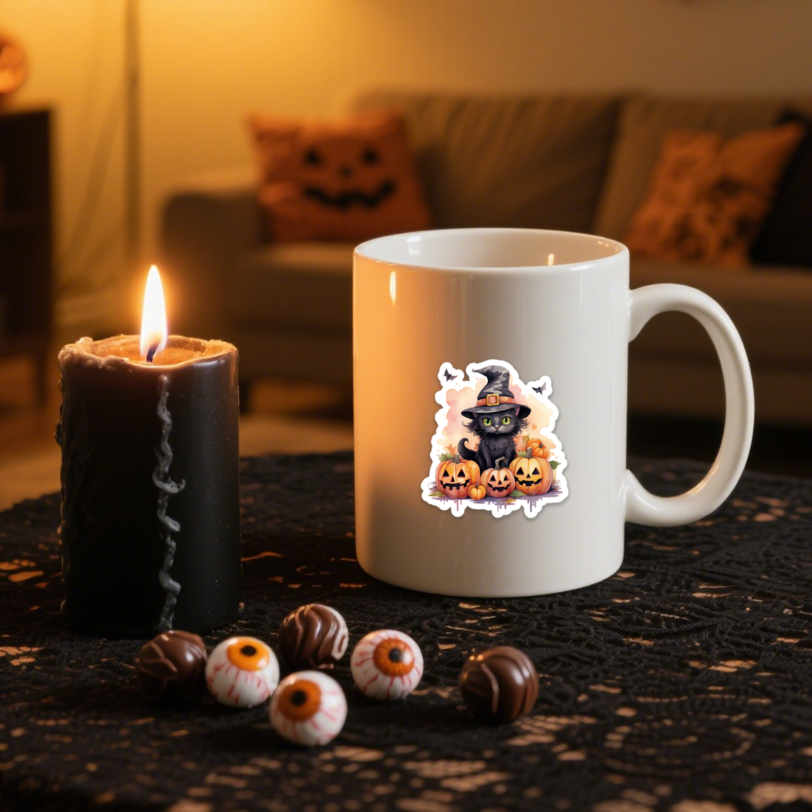 50PCS Cute Cartoon Halloween C - Phone Cases Junk reseña y precio