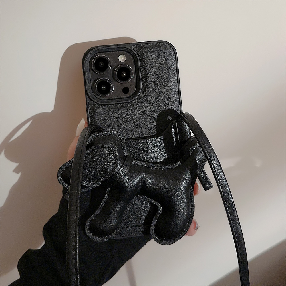 Korean Black Crossbody Lanyard - Phone Cases Diy reseña y precio
