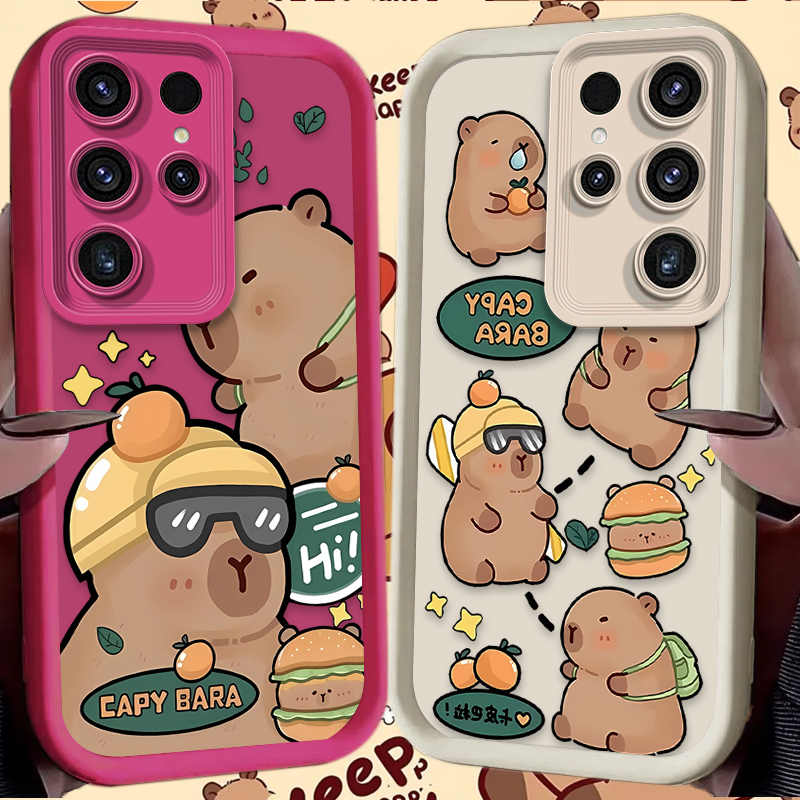 Cute Hamburger Capybara Soft P - Phone Cases Cute reseña y precio