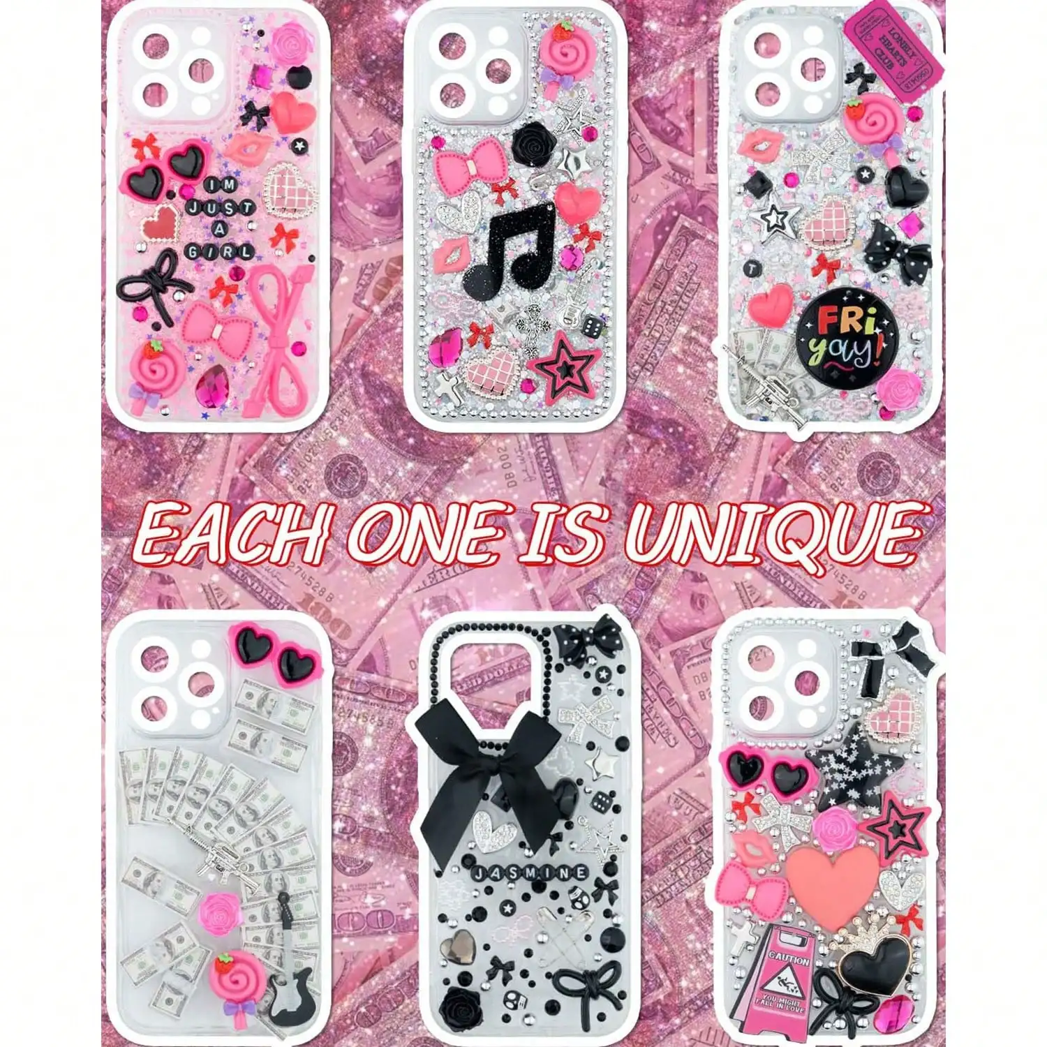 1050 Pcs Junk Phone Case Charm - Phone Cases Junk reseña y precio
