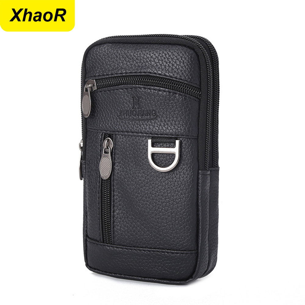 Men Waist Bag Mobile Phone Bag - Phone Cases Men reseña y precio