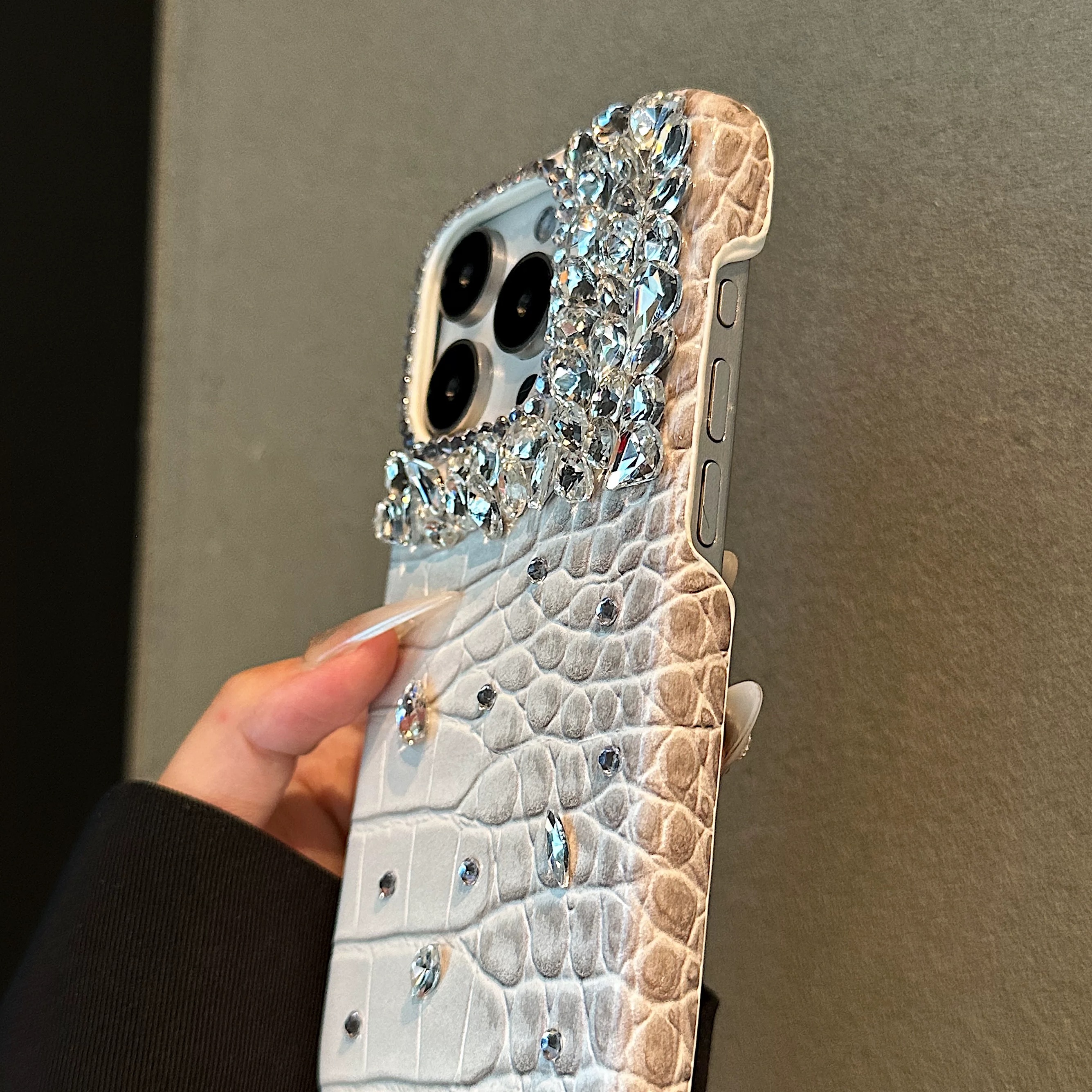 Crocodile leather diamond mobi - Phone Cases Ysl reseña y precio