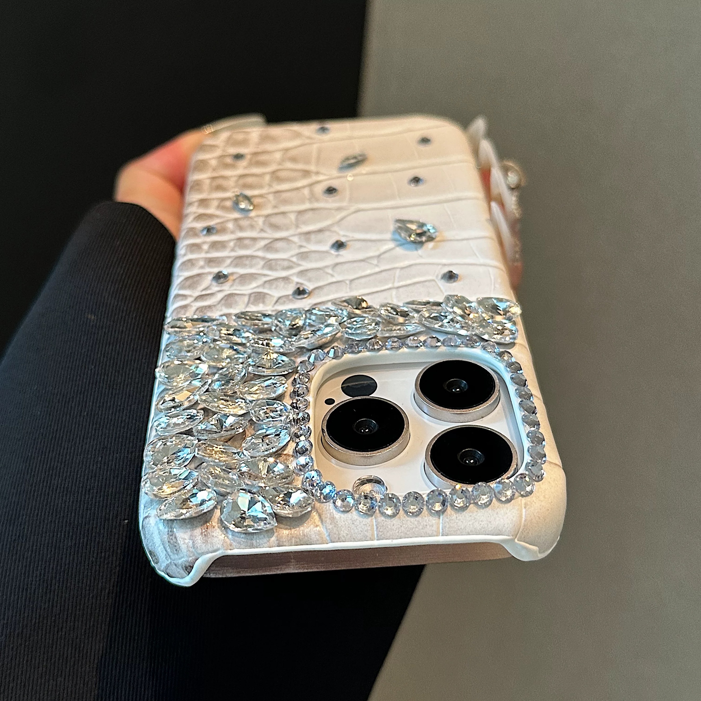 Crocodile leather diamond mobi - Phone Cases Ysl reseña y precio