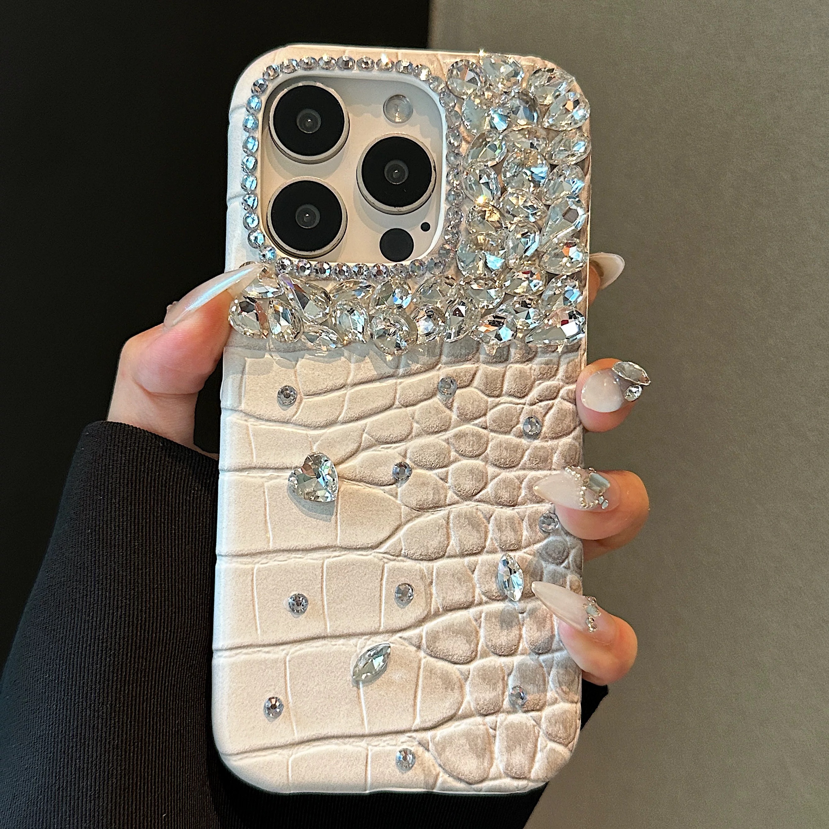 Crocodile leather diamond mobi - Phone Cases Ysl reseña y precio