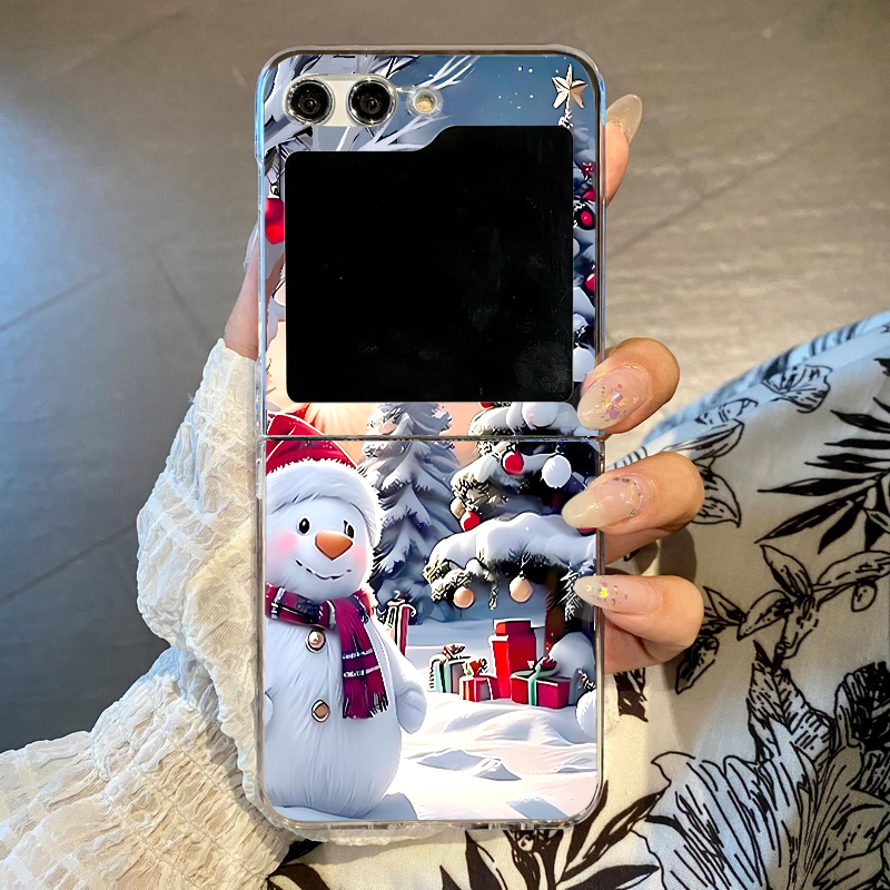 Christmas Snowman Elk Phone Ca - Phone Cases Z Flip 7 reseña y precio