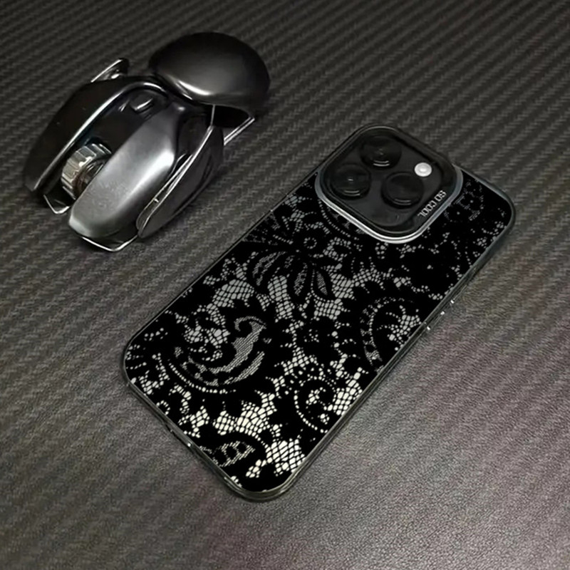 Black lace print New Hot Elect - Phone Cases For Girls reseña y precio