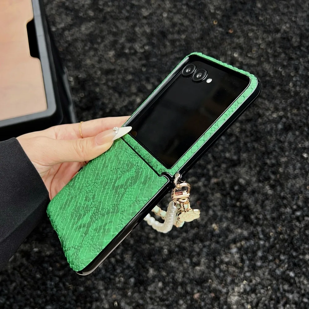 Luxurious Snake Texture Leathe - Flip Leather Case reseña y precio
