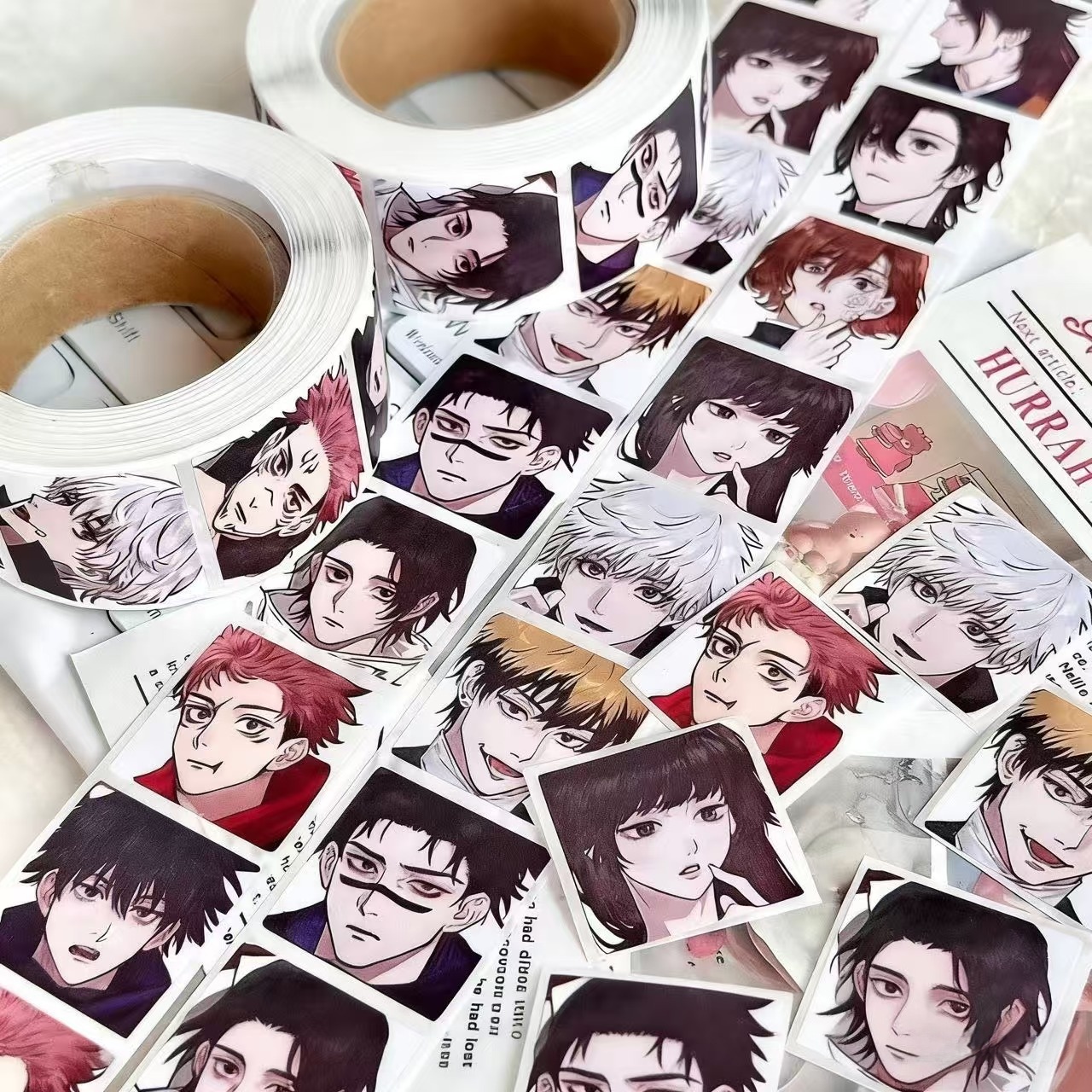 500pcs/roll Jujutsu Kaisen Gra - Phone Cases Jujutsu Kaisen reseña y precio