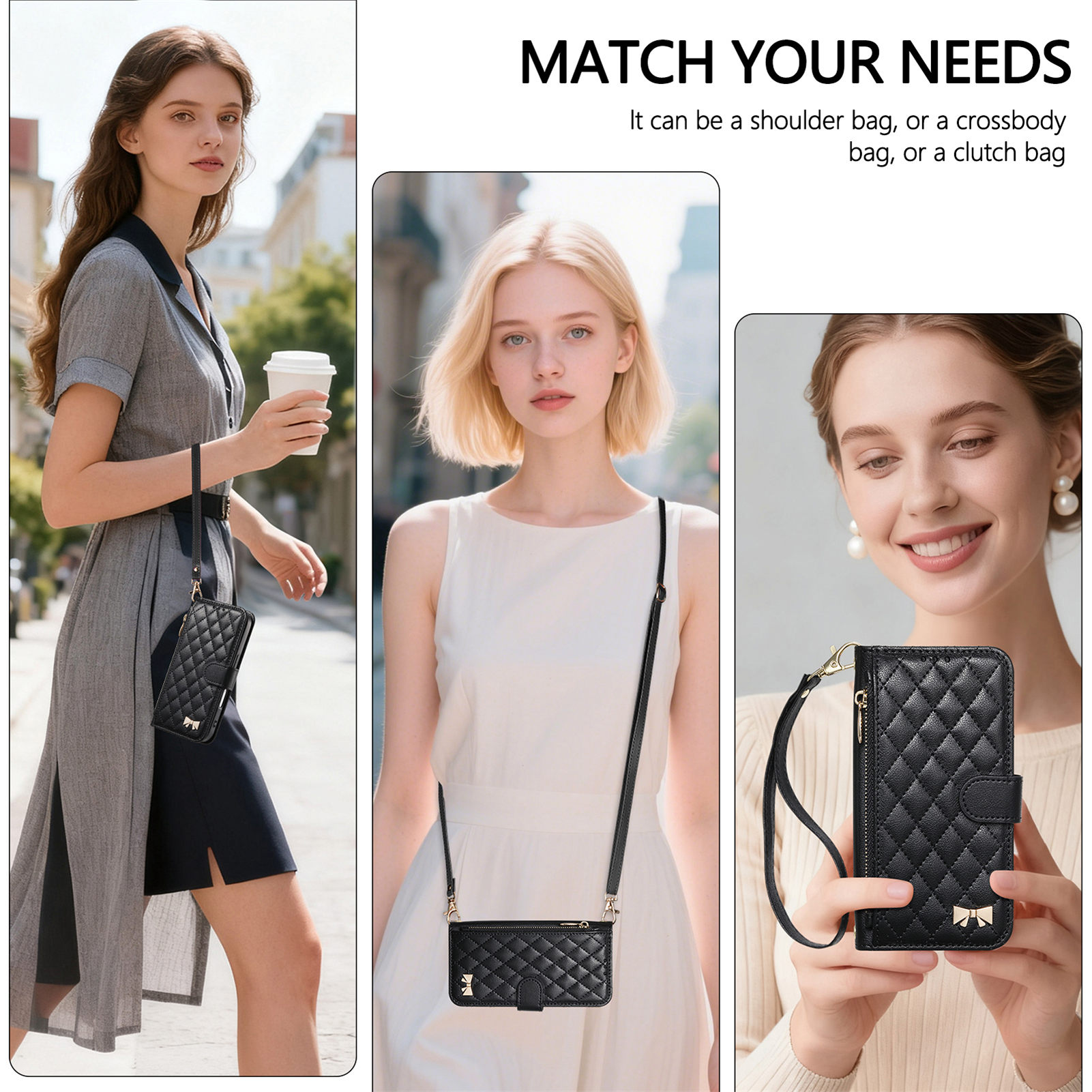 PU Leather Crossbody Flip Wall - Flip Leather Case reseña y precio