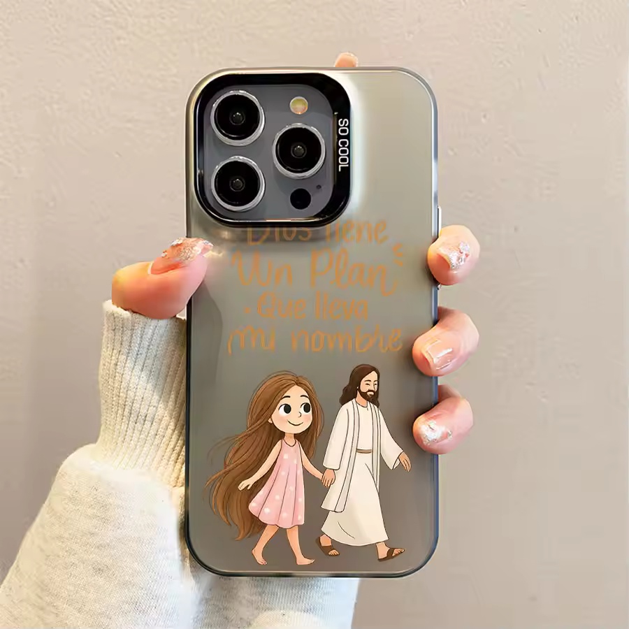 Cute Girl Walking With God Mat - Phone Cases For Girls reseña y precio