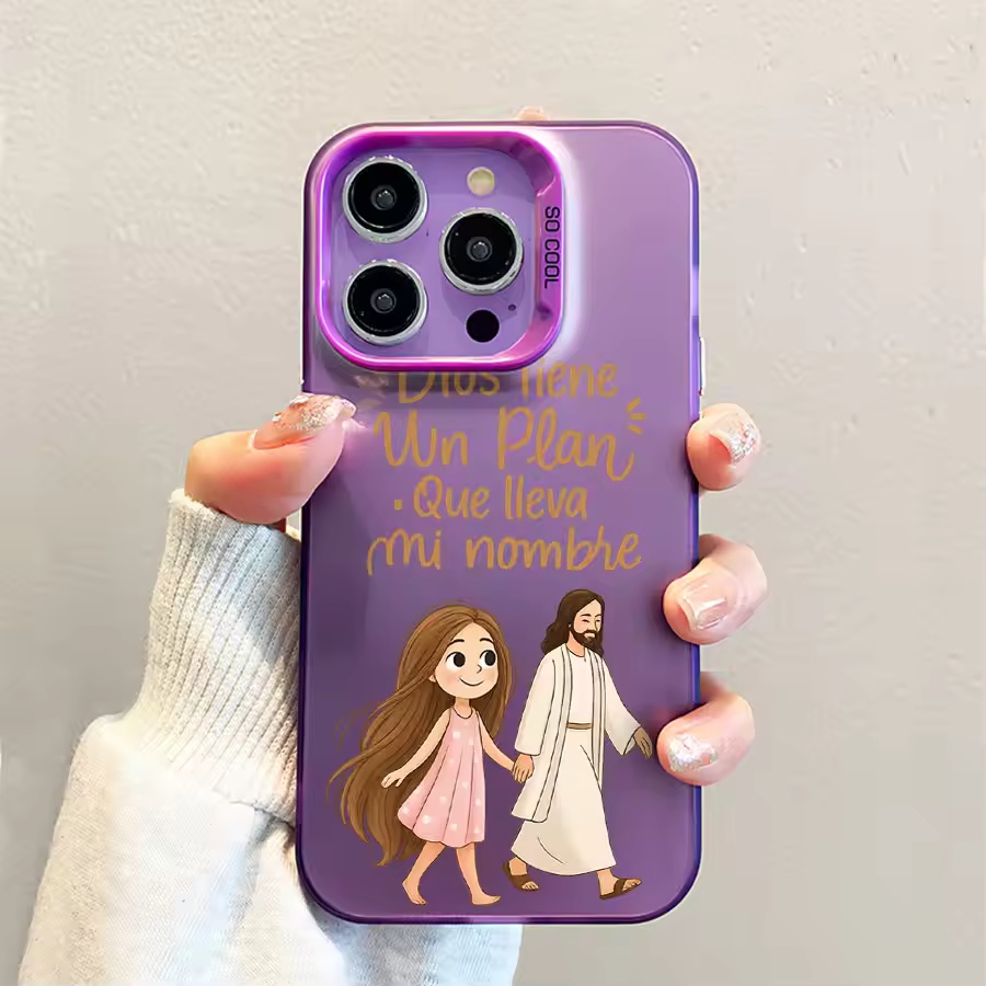 Cute Girl Walking With God Mat - Phone Cases For Girls reseña y precio