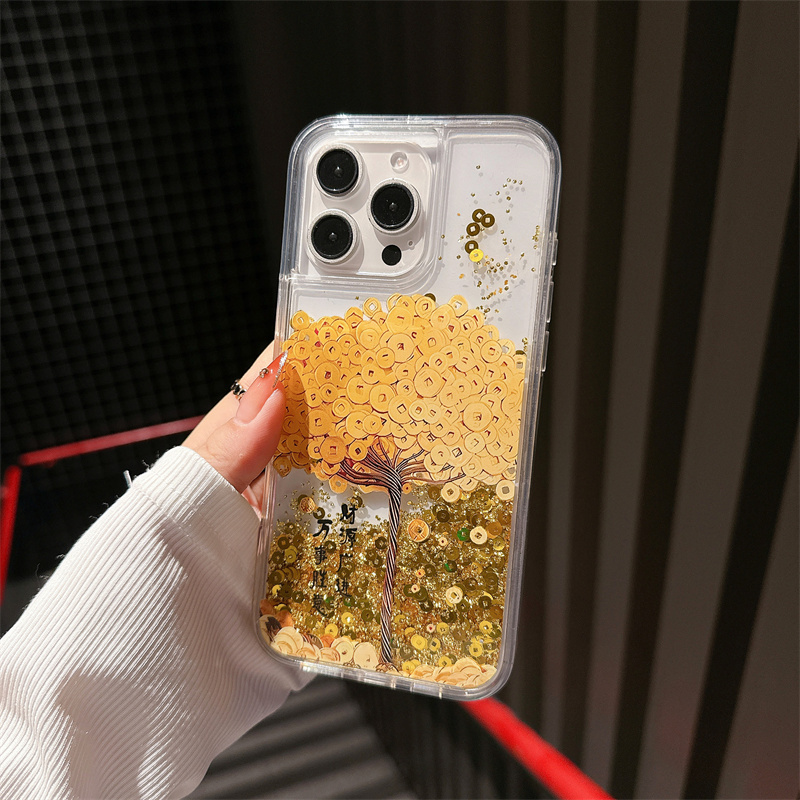 Gold Icons Quicksand Cover 16  - Phone Cases Ysl reseña y precio