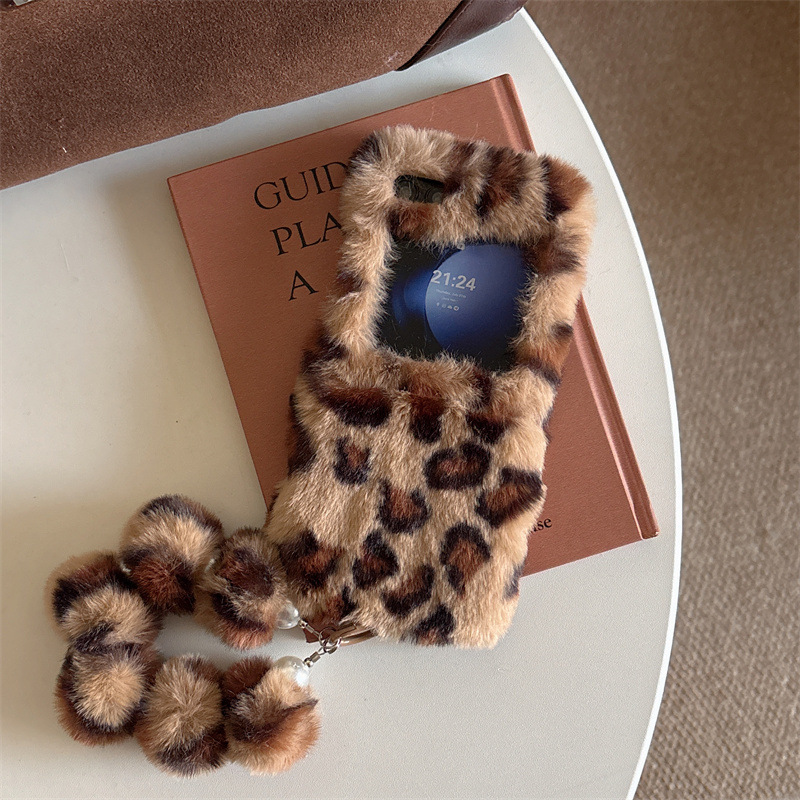 Fashion Leopard Print Fluffy P - Phone Cases Z Flip 7 reseña y precio