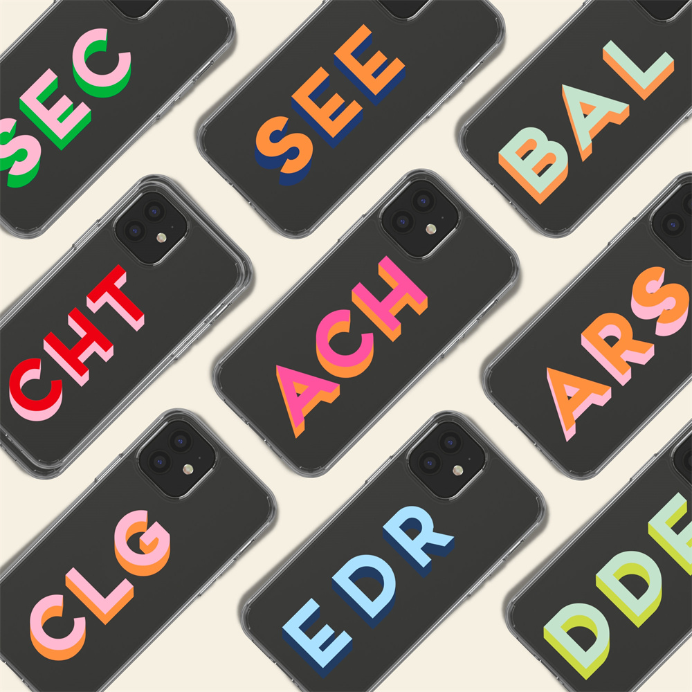 Monogram Initial Letters Soft  - Monogram Custom Case reseña y precio