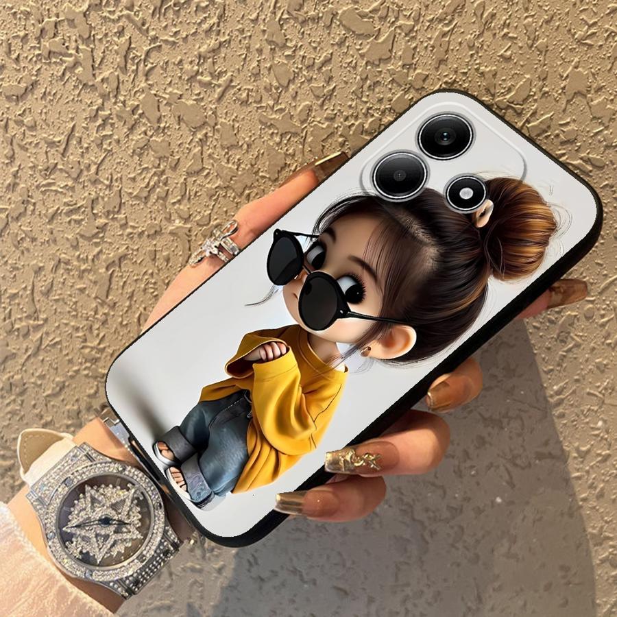 Cartoon Girl Pattern Funda Pho - Phone Cases For Girls reseña y precio